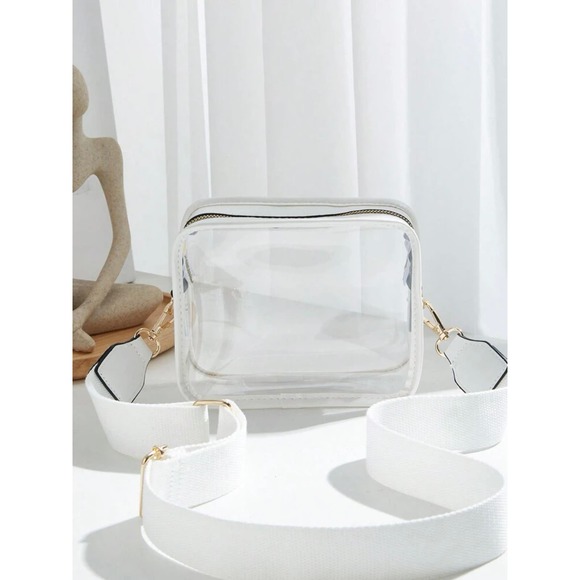 Clear Handbag, Stadium Approved, Concert Clear Crossbody Bag - Picture 6 of 6
